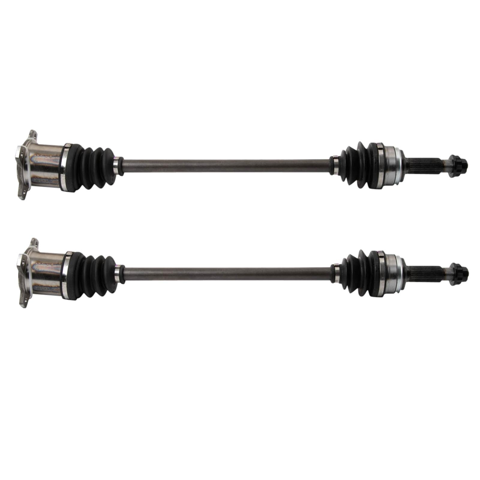 TRQ Rear CV Axle Shaft Assembly Set Compatible with 2015-2021 Lexus NX300h