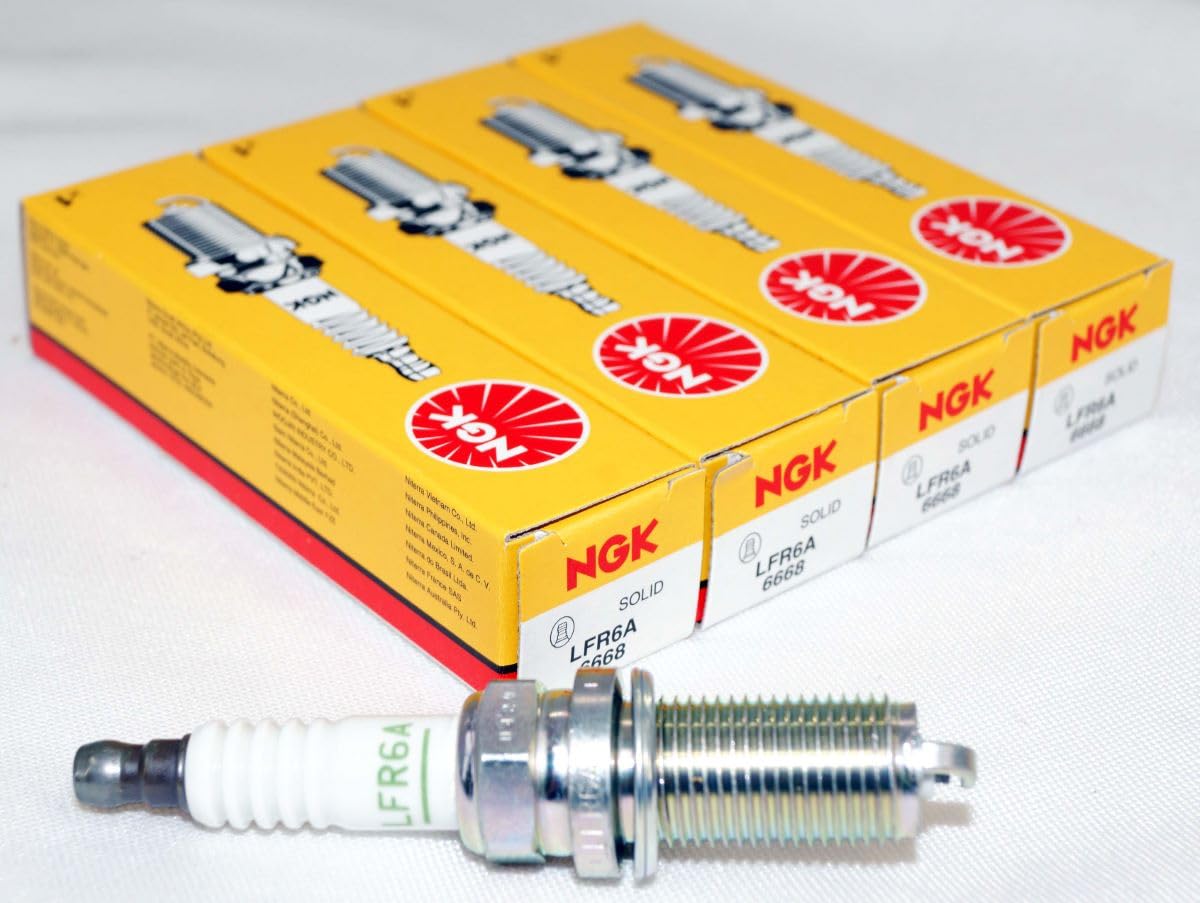 Ngk Spark Plug Lfr6A- Set Of 4