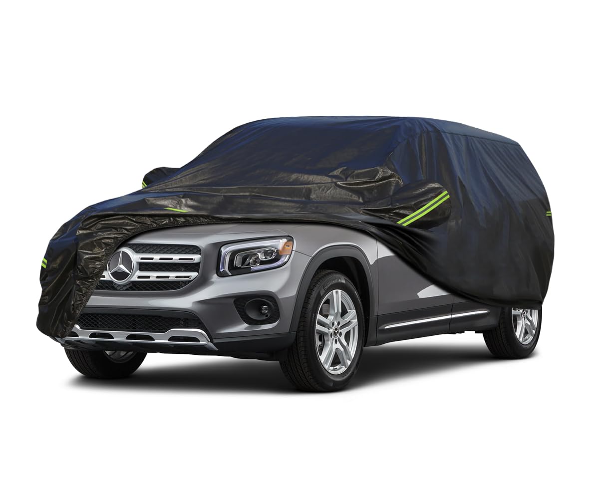 Koukou Waterproof Suv Car Cover Suitable For Mercedes Benz Glb Class From 2019 To 2025, 7 Layers Windproof All Weather Waterproo