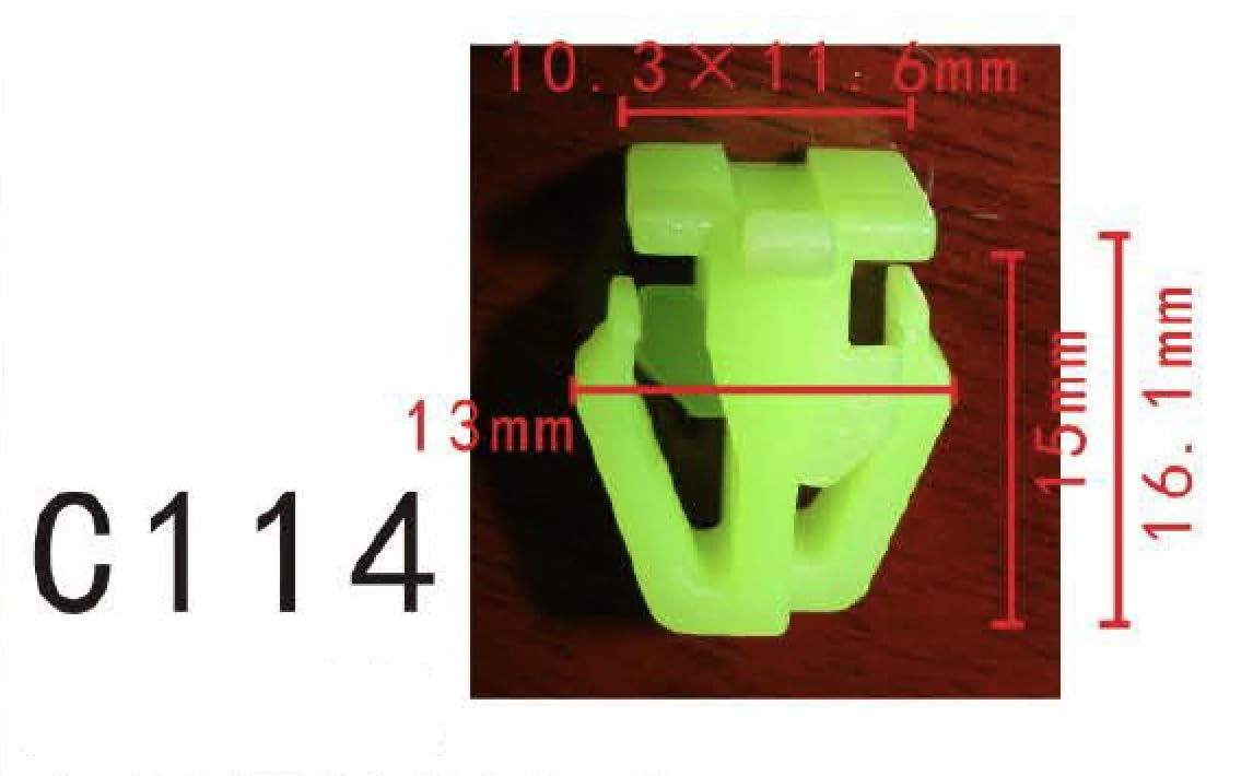 Autobahn88 Retainer Clip For Skirt Panel, Compatible With Honda (Oem: 91501Sg0003, 75328Sh3A01, 75329Sh4013) (Pack Of 20)