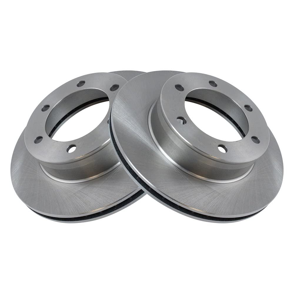 Trq Front Brake Rotors Set Vented Compatible With 1996-2002 Toyota 4Runner 1995-2004 Tacoma