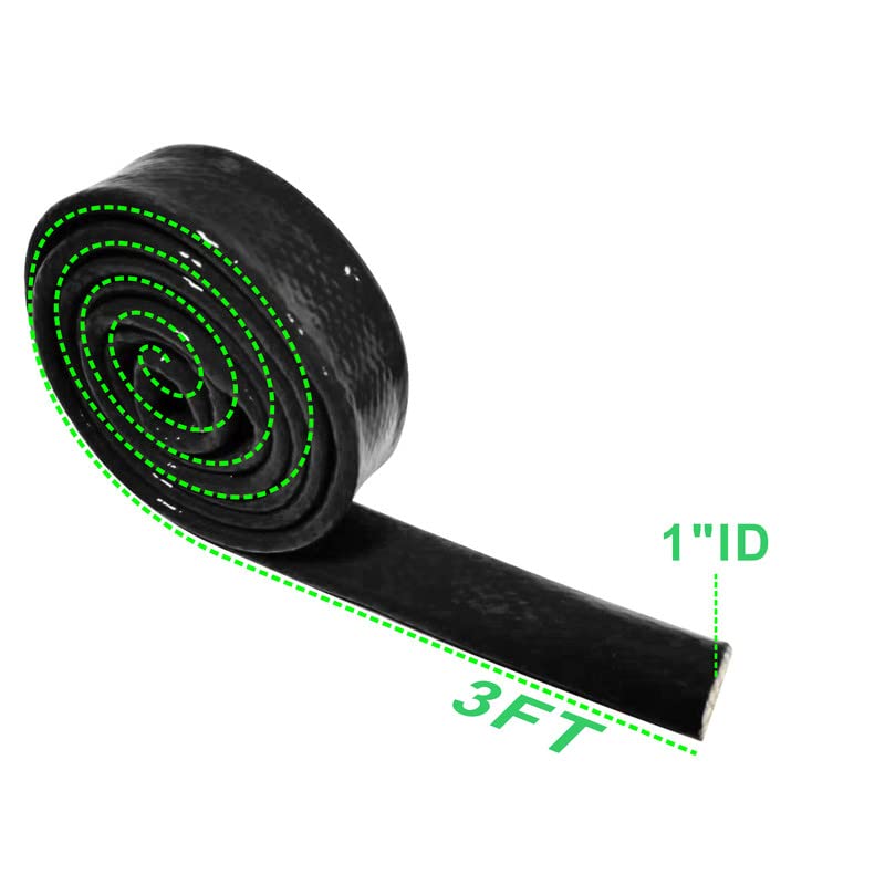 Insulation Heat Shielded Fire Thermo Armor Fire Sleeve Silicone Coated Fiberglass Heat Protection for Automotive Hose Lines & El