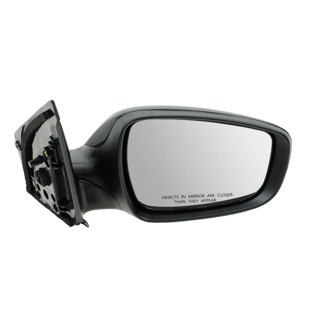 Trq Right Mirror With Heat With Housing Turn Signal Passenger Side Compatible With 2012-2017 Hyundai Accent Hy1321183 Hy1321222