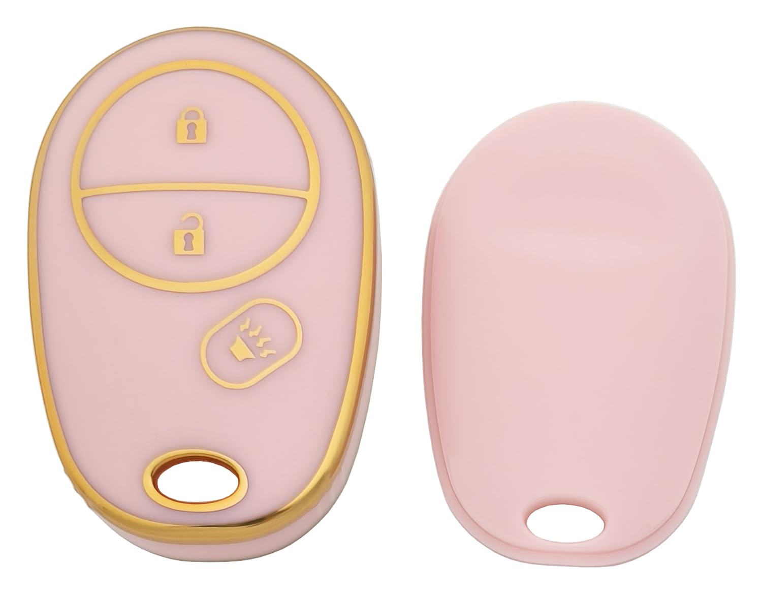 Key Fob Cover Case Shell Keychain For Toyota Tundra Tacoma Sienna Sequoia Highlander 2007 2008 2009 2010 2011 2012 2013 Gq43Vt20