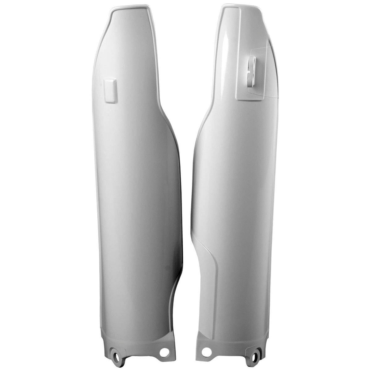 Polisport Fork Cover Set (White) For 06-08 Kawasaki Kx250F