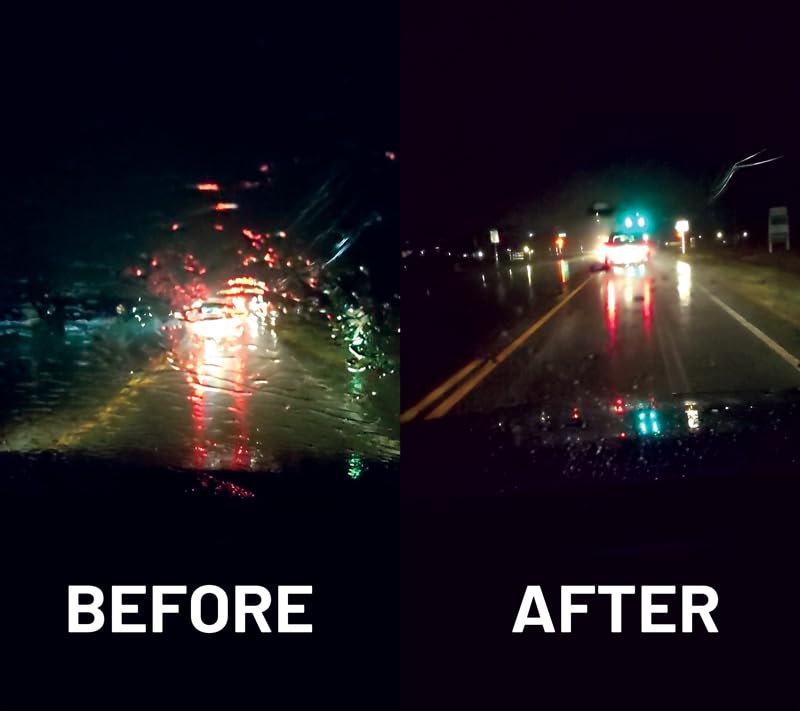 Exoforma Hydro3 Glass Coating - Hydrophobic Glass Coating For Windshield - Durable Water Repellent - Vision Enhancing For Windsh