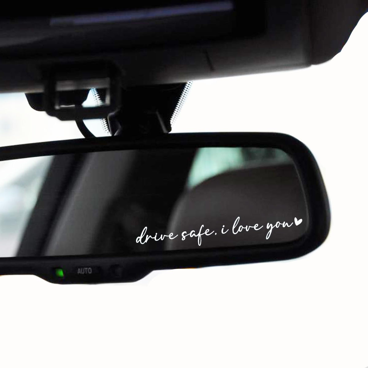 2 X Drive Safe, I Love You Rearview Mirror Decal, Drive Safe, I Love You Sticker, Sticker For Rearview Mirror, Decal For Rearvie