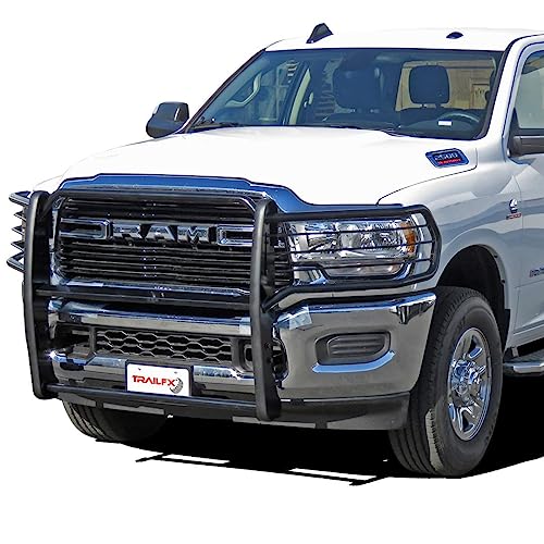 Trailfx Grille Guard E0039B - Black Heavy-Duty Protection for Trucks
