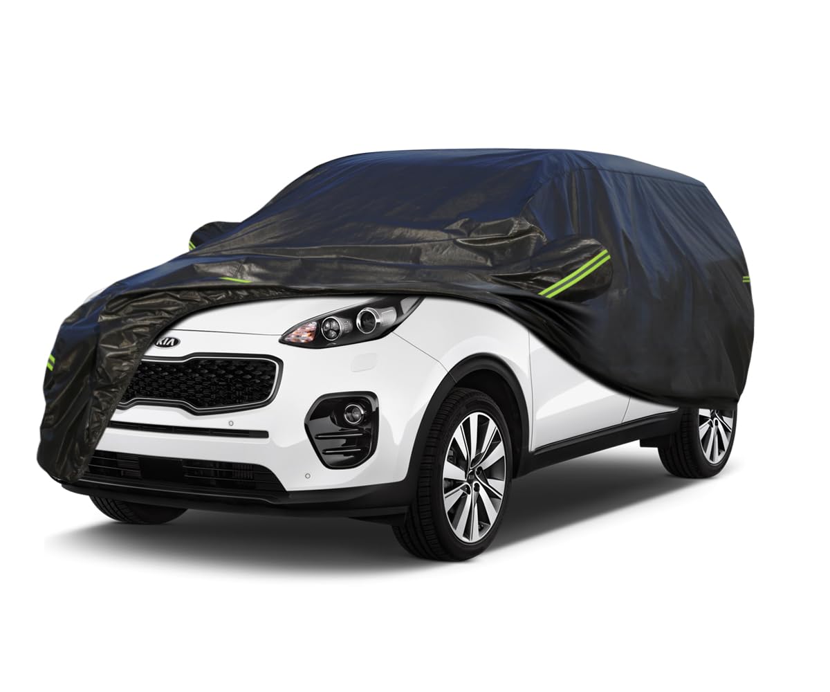 Koukou Waterproof Suv Car Cover Suitable For Kia Sportage From 1994 To 2025, 7 Layers Windproof All Weather Waterproof Outdoor C