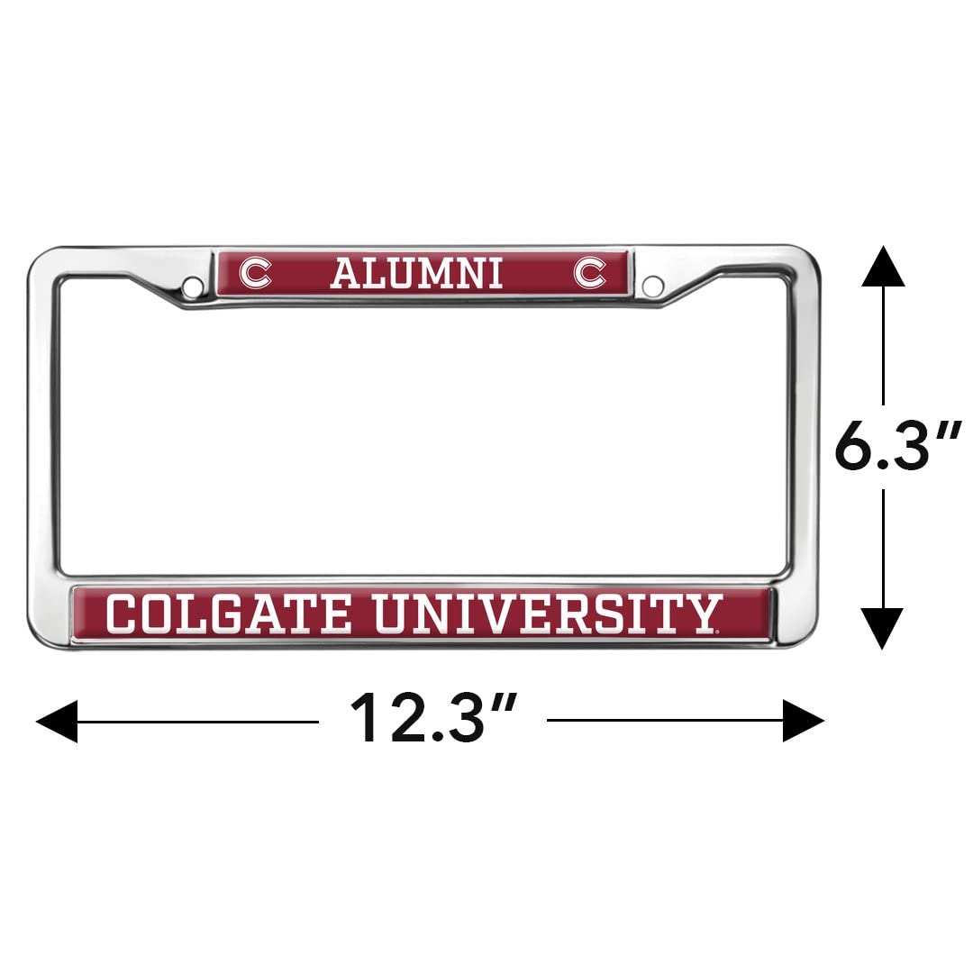GRAPHICS & MORE Colgate University Alumni Metal License Plate Frame - Full Size, One Size, Durable Construction