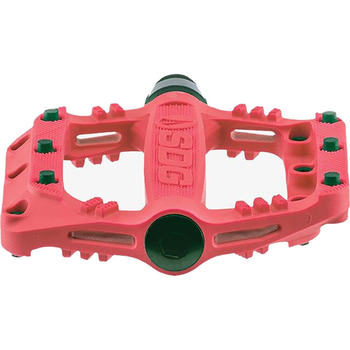Sdg Components, Slater, Platform Pedals, Body: Nylon, Spindle: Cr-Mo, 9/16'', Red, Pair