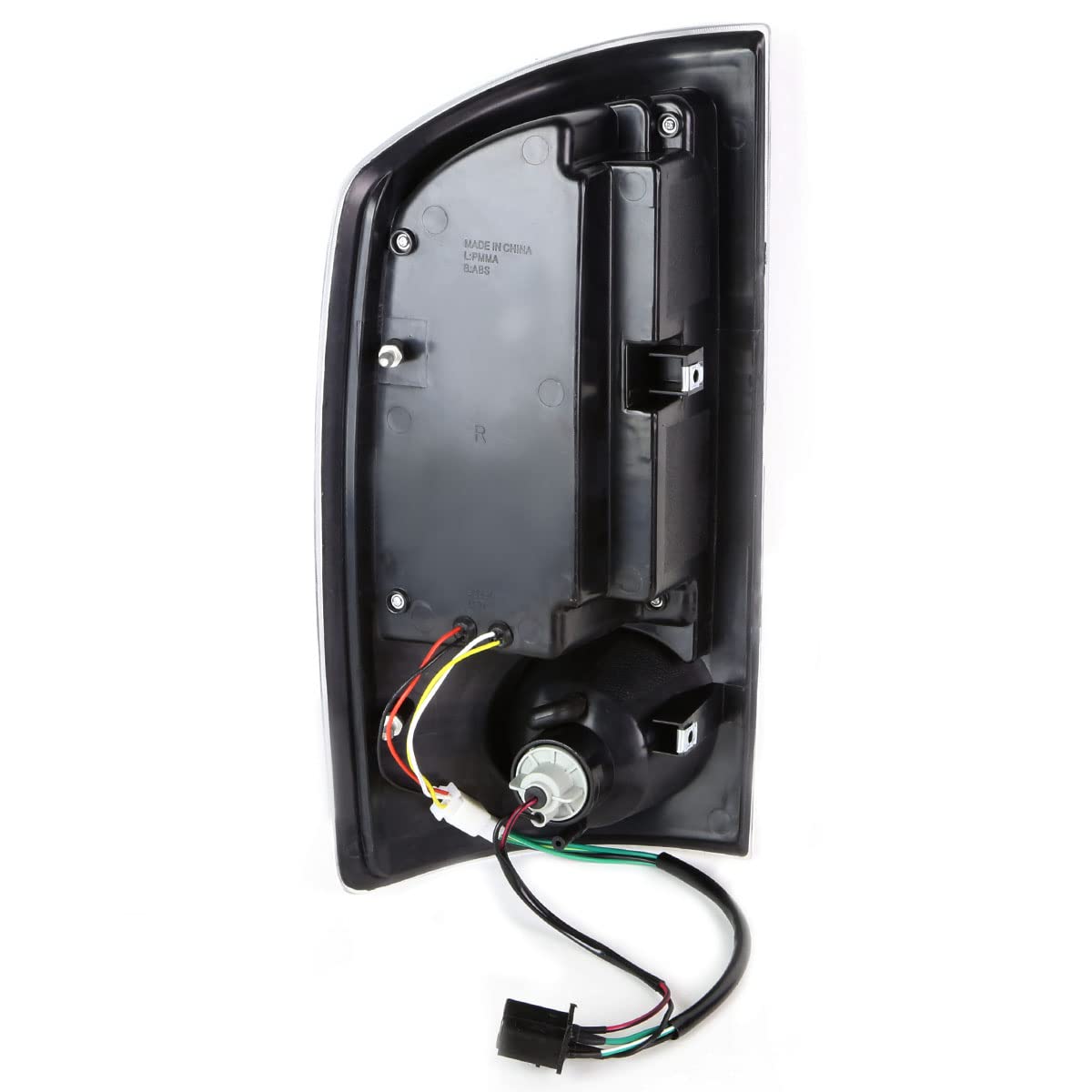 DNA MOTORING TL-DRAM05-LED-3D-CH-SM Pair of Smoke Lens LED Tail Lights Compatible With Dodge Ram 1500-3500 03-06, Passenger & Driver Side