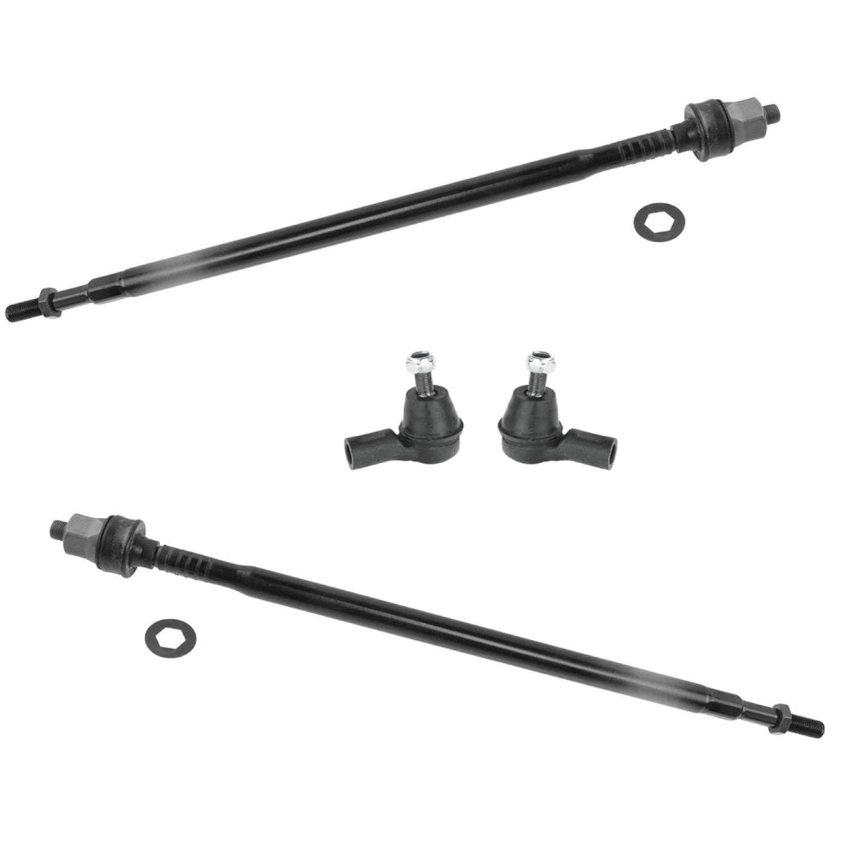 Trq Front Tie Rod Set Compatible With 2003-2011 Honda Element