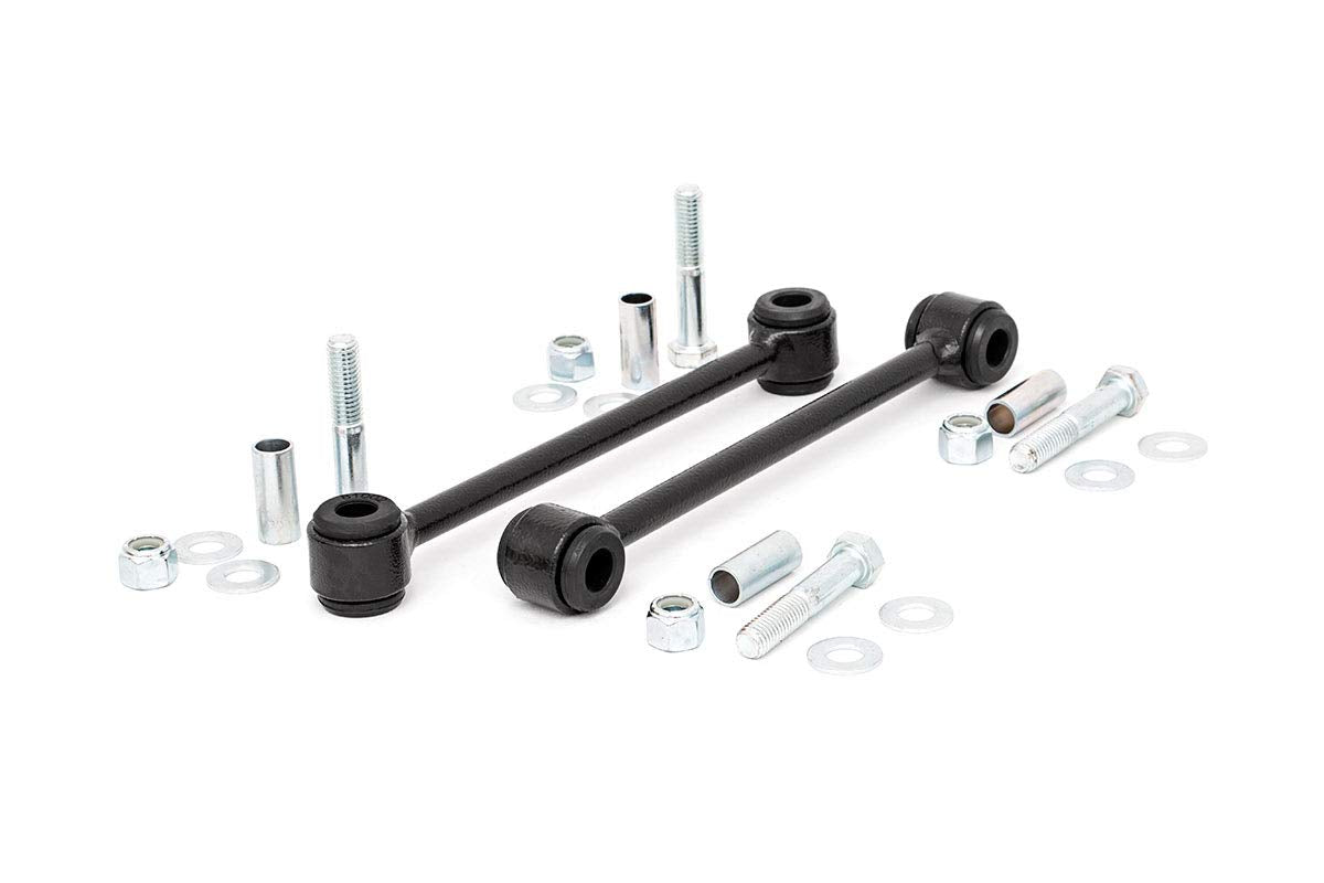 Rough Country Rear Sway Bar Links for 2007-2018 Jeep Wrangler JK | 2.5-4'' - 1134