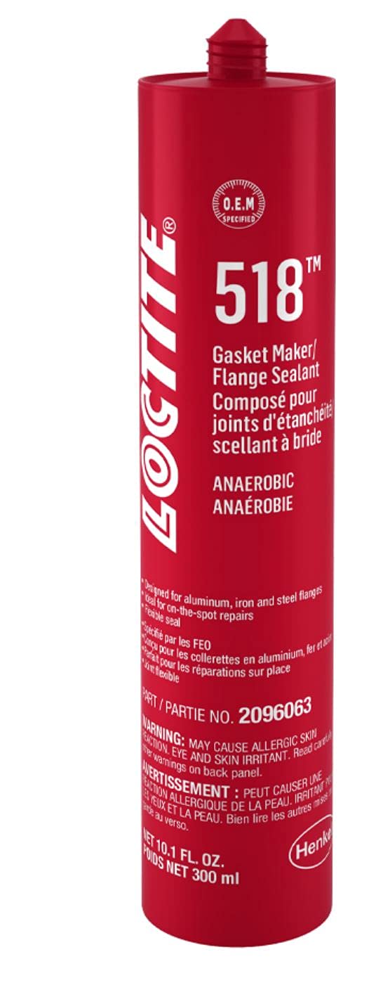 Loctite 518 Non-Corrosive Anaerobic Gasket Maker Flange Sealant, 300 Milliliter (2096063)