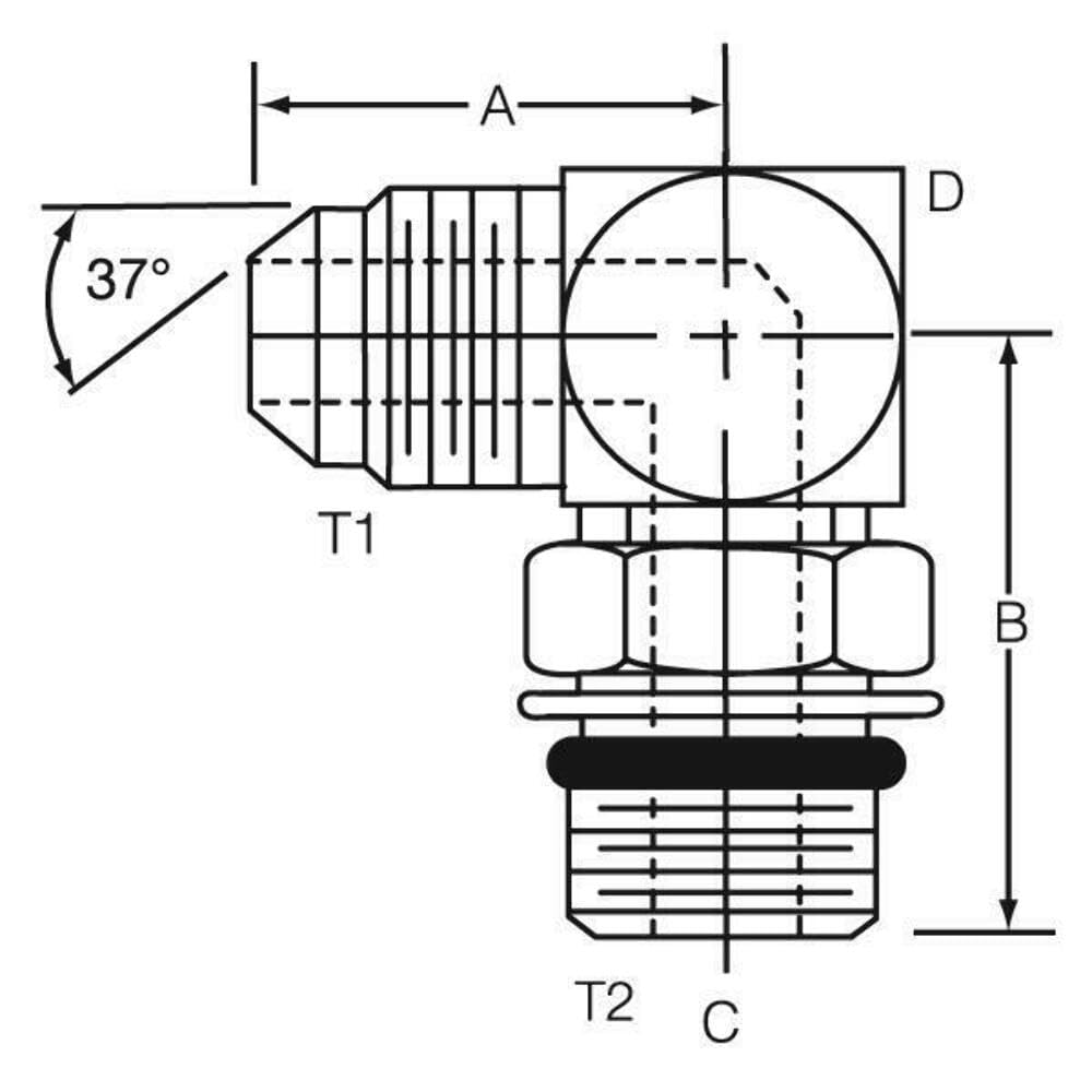 Dayco 145861A Hydraulic Coupling/Adapter