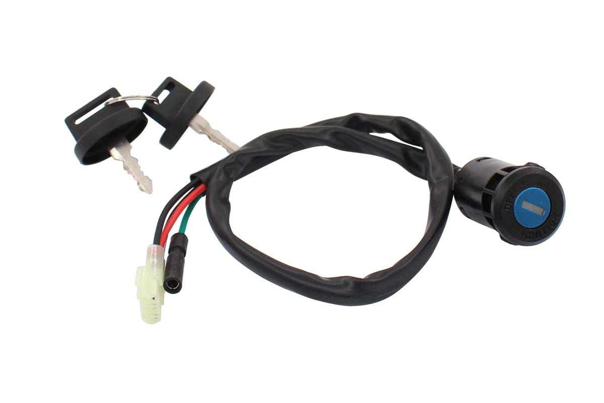 Ignition Switch w/Keys for Honda Recon 250 TRX250 2x4 Sportrax 250 400 TRX250EX TRX400EX FourTrax 200 TRX200 TRX250X ATV