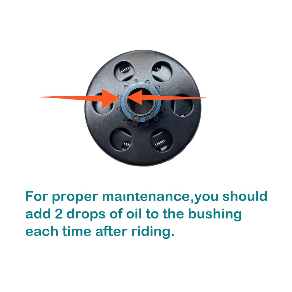 Qymoto Go Kart Mini Bike Clutch 3/4' Bore 12 Tooth 35 Chain Predator 212Cc Centrifugal Clutch Fit For 6.5 Hp Engine Gx160 Gc190 Gx200 Predator 212 Clutch With 2 Screws