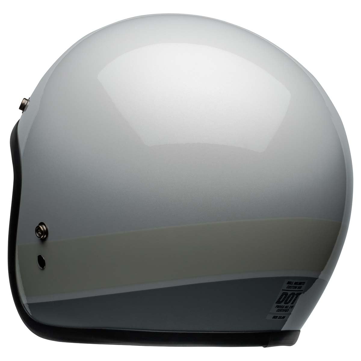 Bell Custom 500 Open-Face Motorcycle Helmet (Apex Gloss Silver Flake - Large)