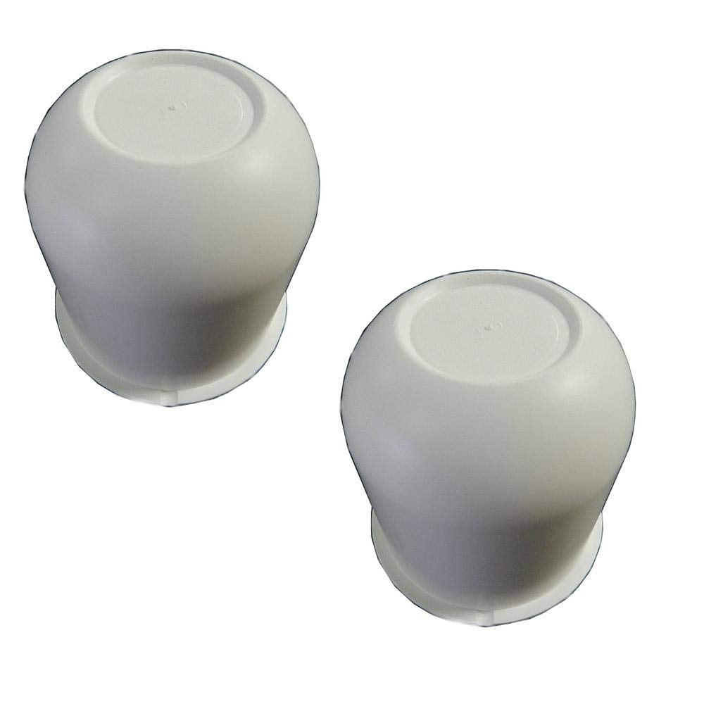 Reliable Aftermarket Parts Our Name Says It All (2) White Hub Center Cap 3.125' Travel Camper Trailer Truck Cover Rim Hubcap