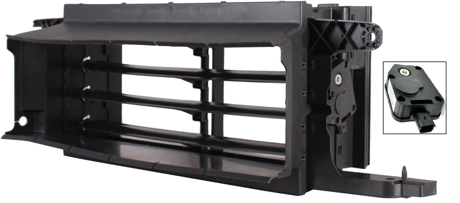 TYG (CAPA QUALITY) Active Grille Shutter For '18-'20 Ford F150 Crew Cab 2.7L Turbo/3.0L Turbo Diesel/3.5L Turbo w/o Skid Plate/E