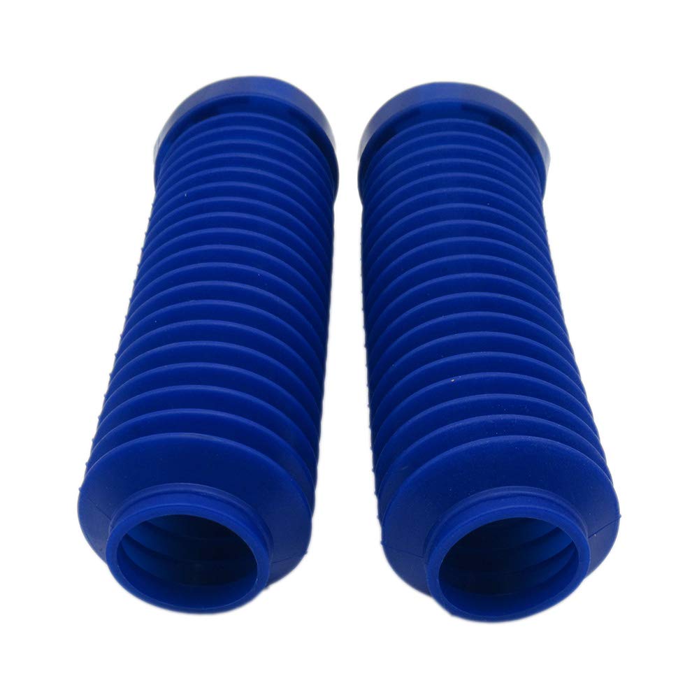 Front Fork Shock Boots For 1983-1986 Honda Atc 250R 350X - Forks Rubber Boot Covers Blue New Set Of 2