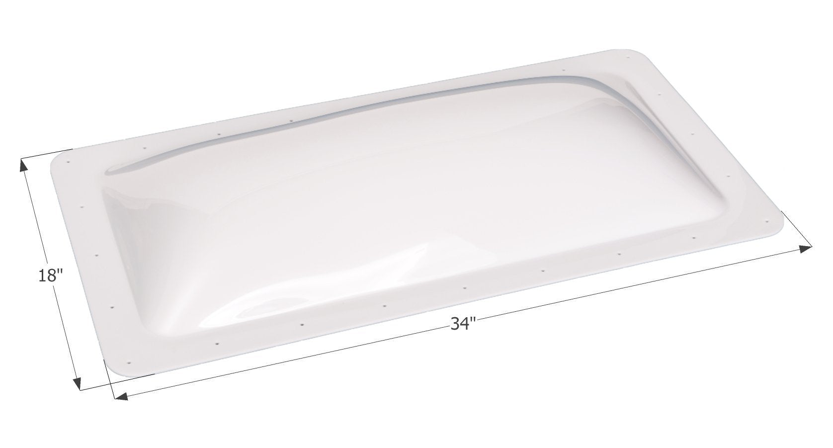 ICON 01849 RV Skylight SL1430-30 x 14 x 4, White