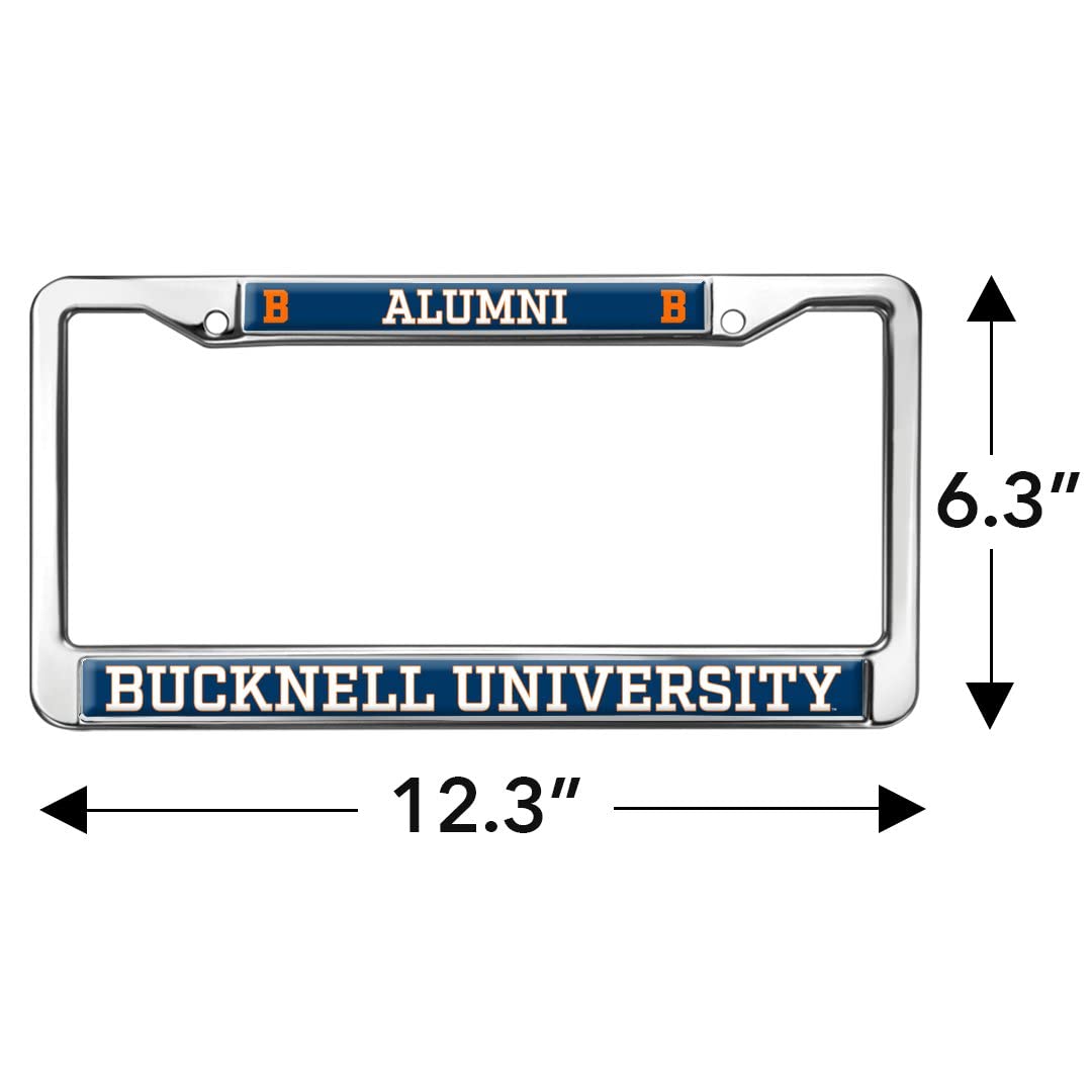 Bucknell University Alumni Logo Full Size Standard License Plate Metal Frame