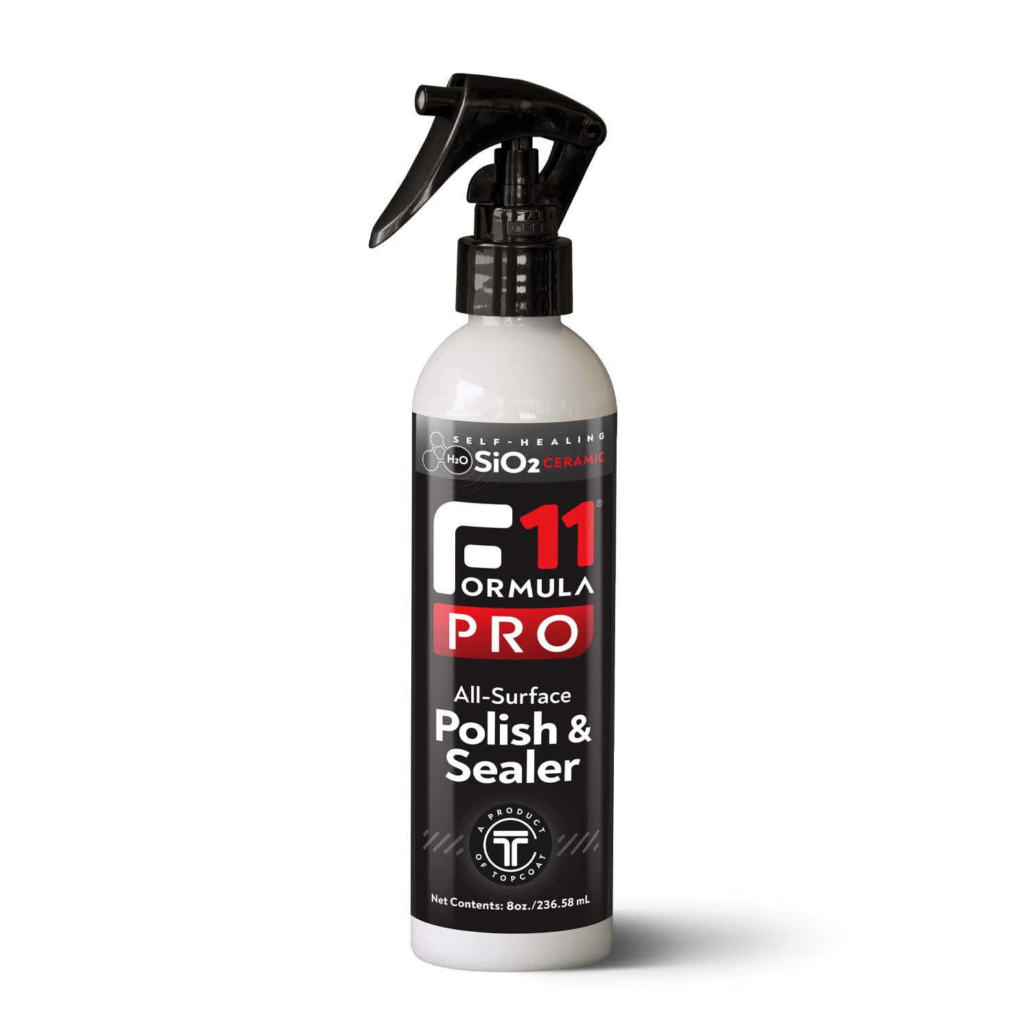 TopCoat F11PRO All-Surface Polish & Sealer 8 oz Spray Bottle - The Most Advanced Water-Based Ceramic Coating for Cars, Motorcycl