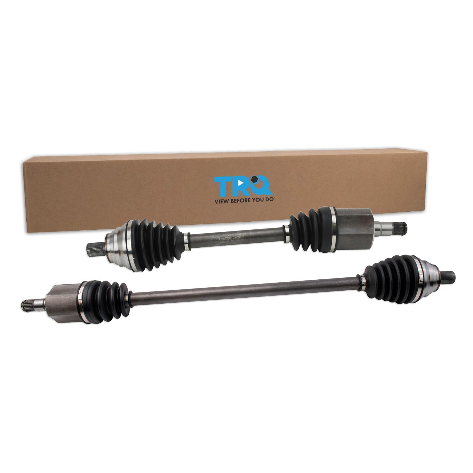 TRQ Front CV Axle Shaft Assembly Set Compatible with 2012-2014 Volkswagen Beetle Passat