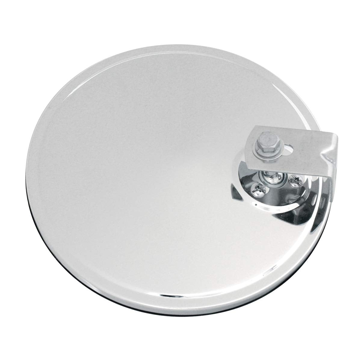 Gg Grand General 33341 Stainless Steel 7    Convex Blind Spot Mirror For Trucks, Buses, Utility Vehicles And More - Offset Mount