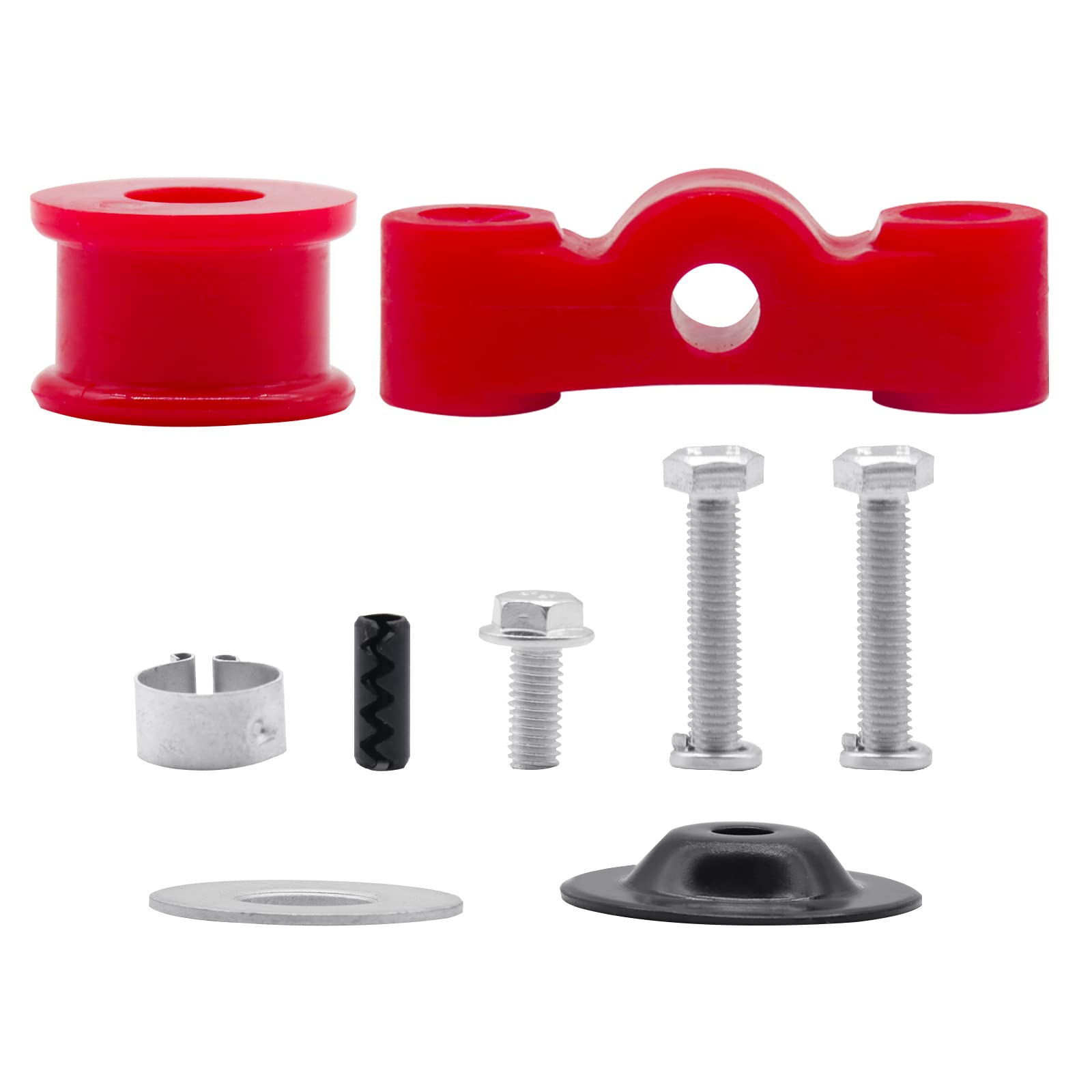 Vanshly Red Energy Suspension Bushing & Shift Linkage Pin Clip Kit for Honda B Series, Civic CRX, Acura Integra