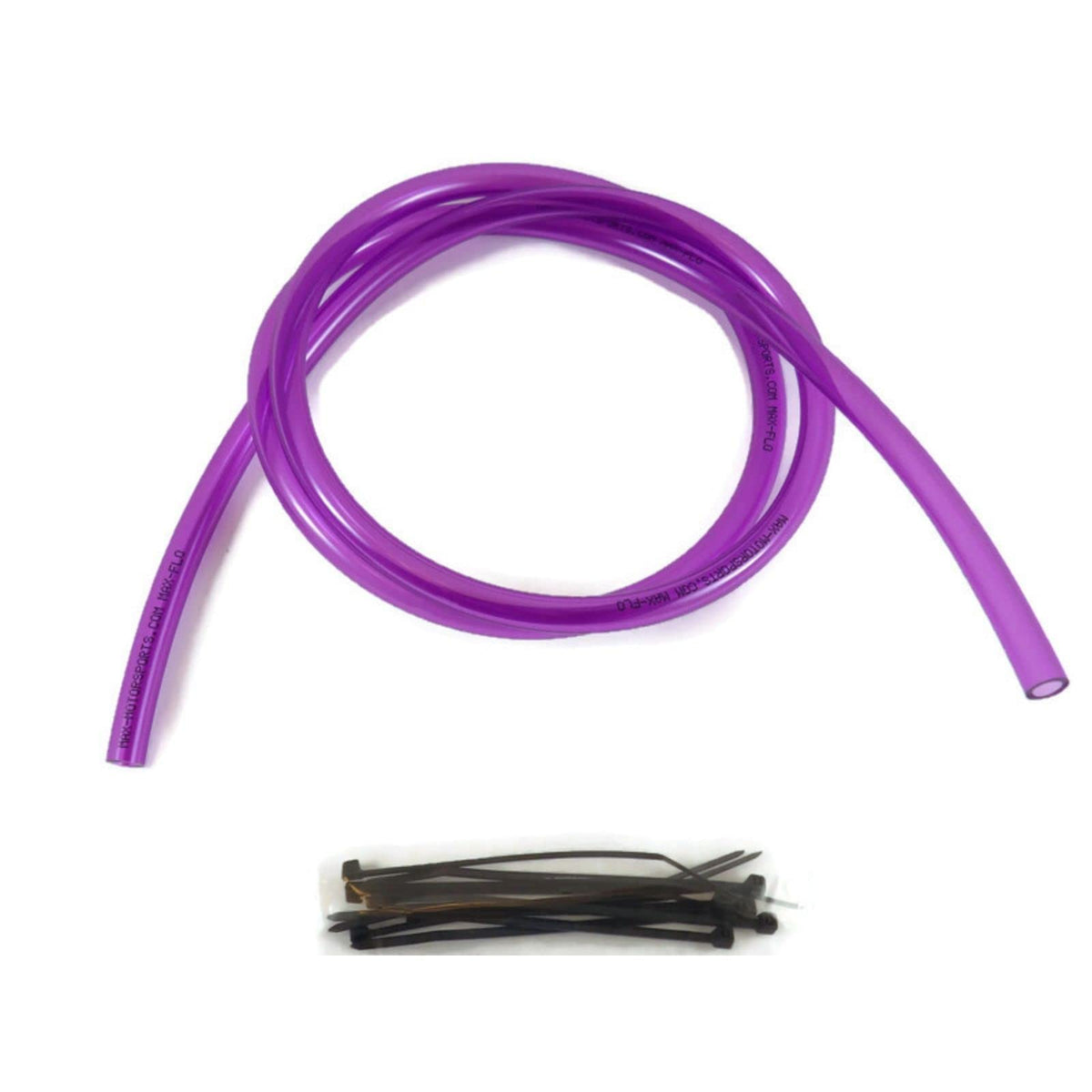 Max-Motorsports 4' X 1/4 Id (6.4Mm) X 3/8 Od Fuel Hose Line Mx Atv Dirtbike (Clear Purple) 1/4In Id X 3/8In Od