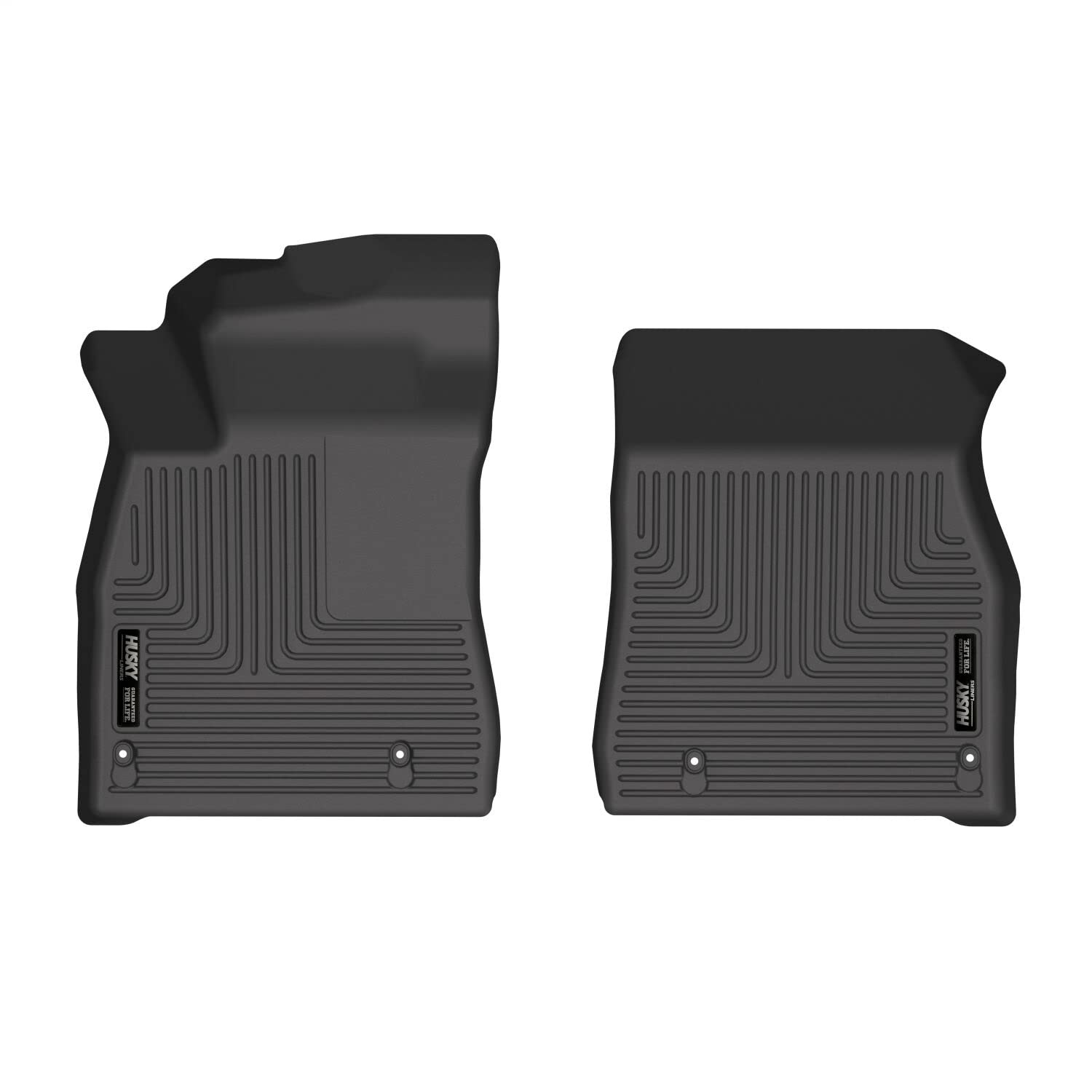 Husky Liners X-Act Contour Floor Mats | Fits 2020-2024 Nissan Sentra | Front Row, 2-Pc Black - 51811