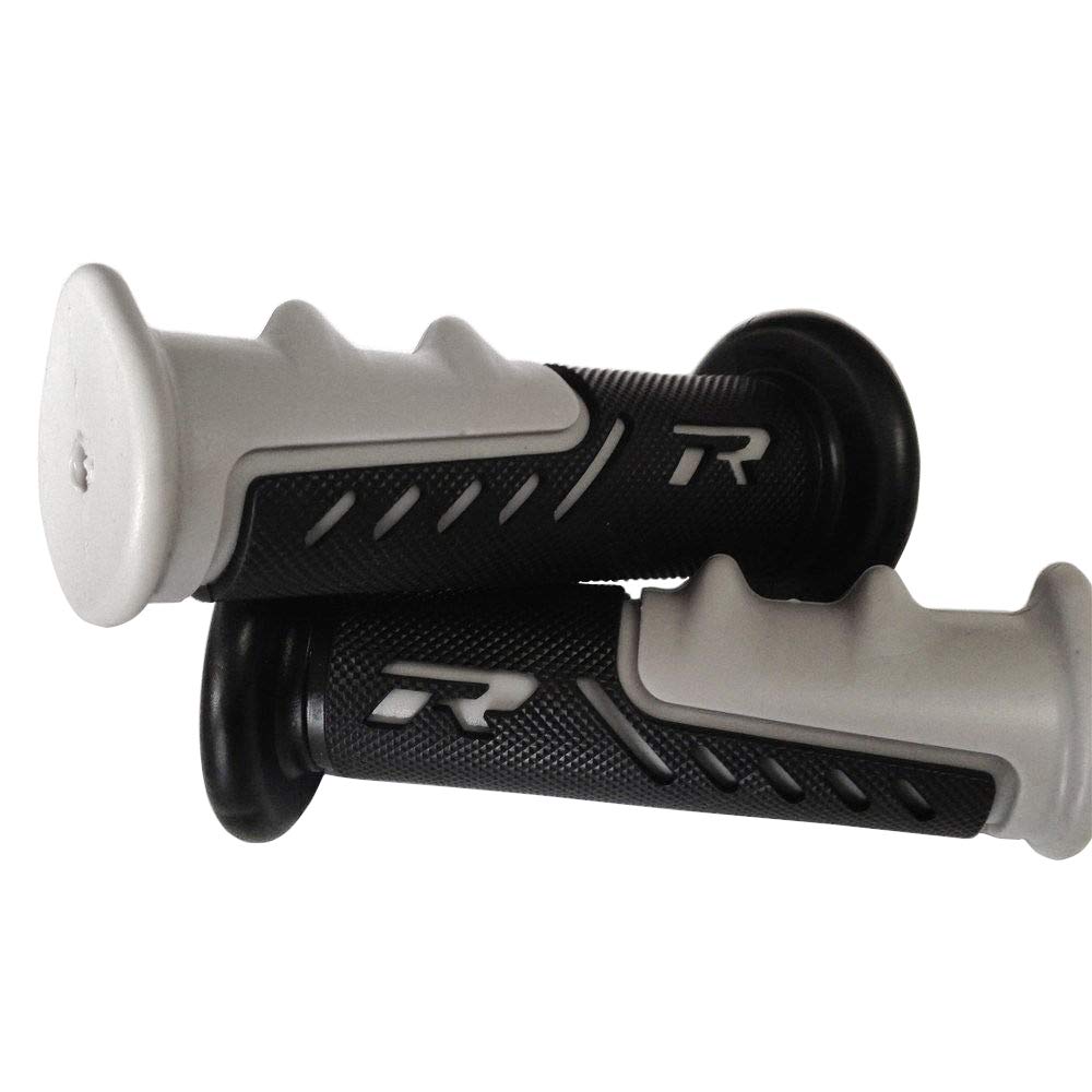 Httmt Xh4077- Atv Watercrafts Inchesr Inches Engraved Gel Grips Gray Compatible With Atv Quad Yamaha Kawasaki Polaris Seadoo Bombardier Jet Ski Foreman Recon Rincon