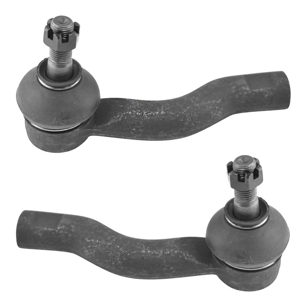 TRQ Front Outer Tie Rod Set Compatible with 2000-2005 Toyota Celica
