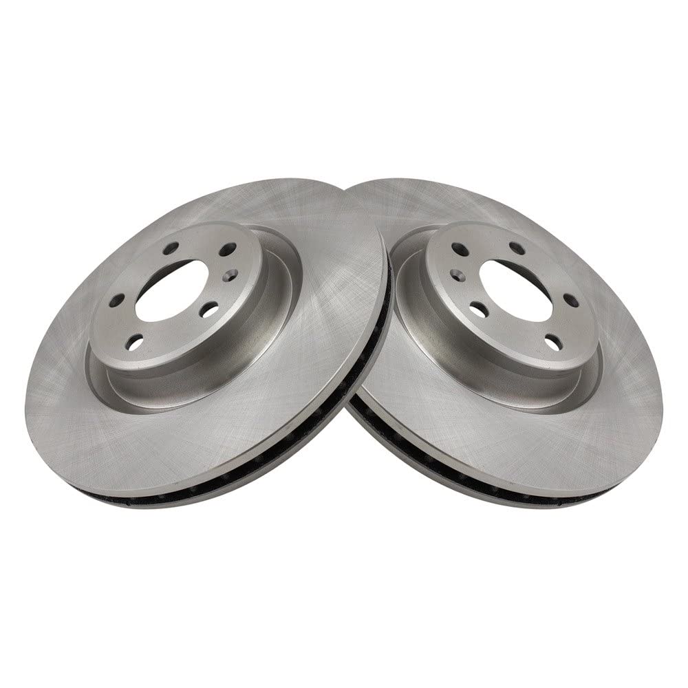 Trq Front Brake Rotors Set Vented Compatible With 2017-2020 Audi A4 A4 Allroad A4 Quattro 2018-2020 A5 Quattro A5 Sportback 2019