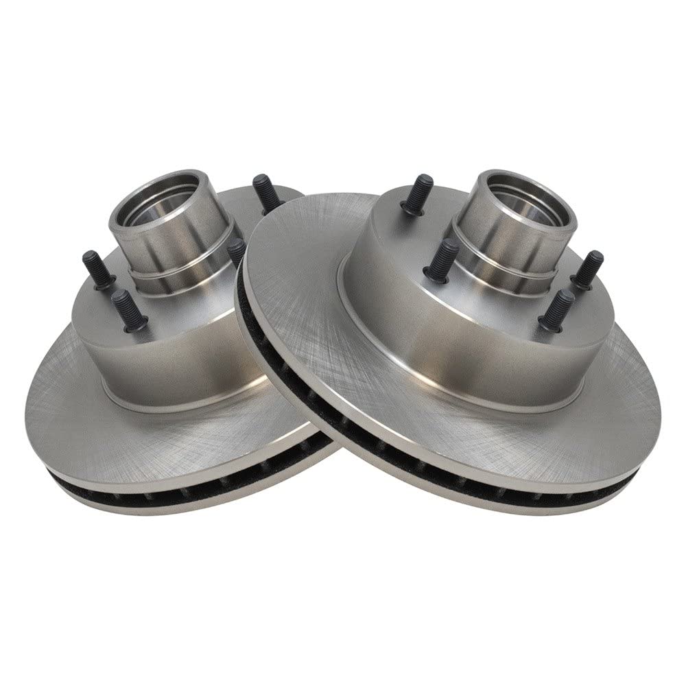 Trq Front Disc Brake Rotor Pair Set For 98 / Bonneville/Camaro/Caprice/Catalina/Delta 88 / Electra/Firebird/Impala/Lesabre/Nova/