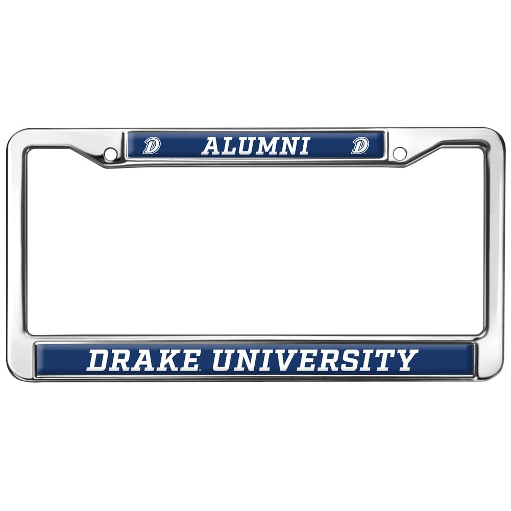 Drake Unversity Alumni Full Size Standard License Plate Metal Frame