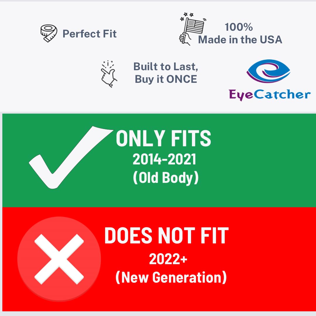 Eyecatcher Tailgate Insert Letters Compatible With 2014-2021 Tundra (Chrome)