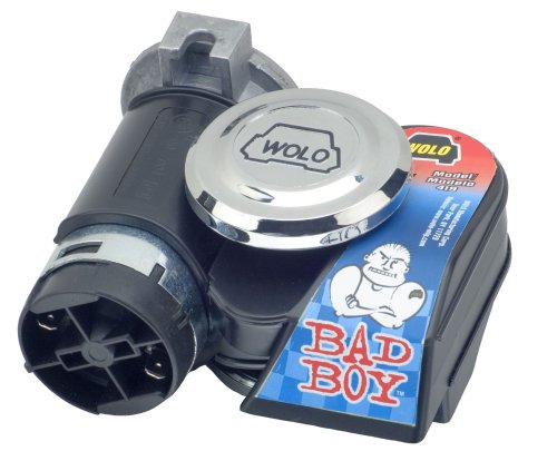 Wolo (419) Bad Boy Air Horn - 12 Volt , Black