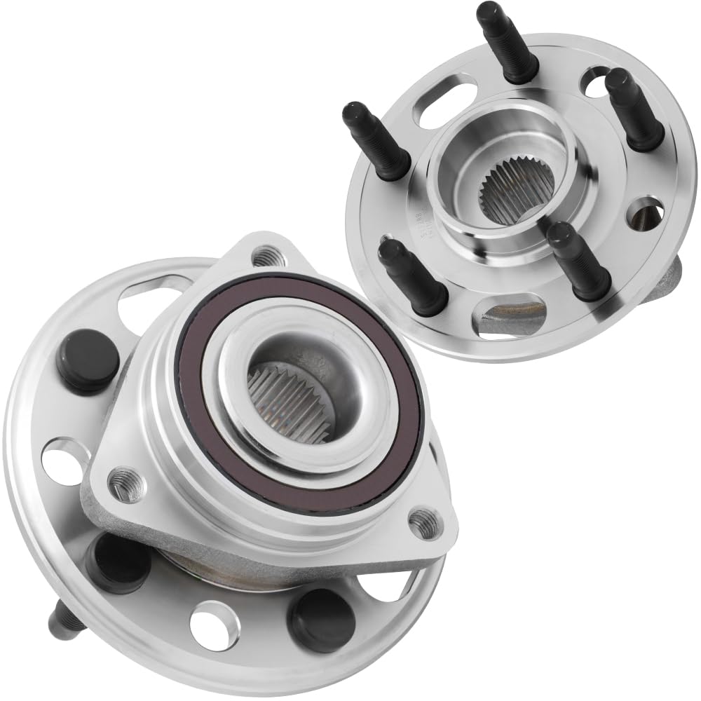 [2-Pack] 513288 - Wheel Hub Bearing Assembly Compatible With Buick Regal, Lacrosse | Cadillac Cts, Xts | Chevrolet Equinox, Impala, Malibu | Gmc Terrain | Saab 9-5