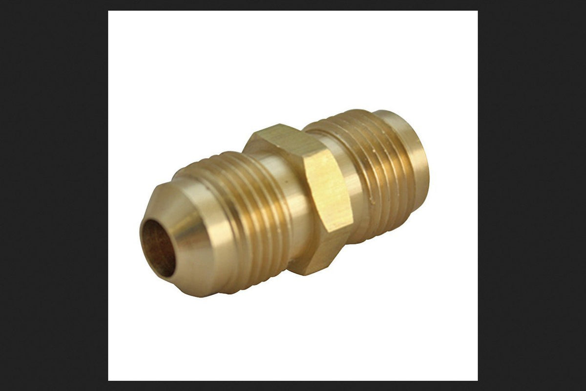 JMF 3/4 in. Dia. x 1/2 in. Dia. FPT To MPT To Flared Yellow Brass Union
