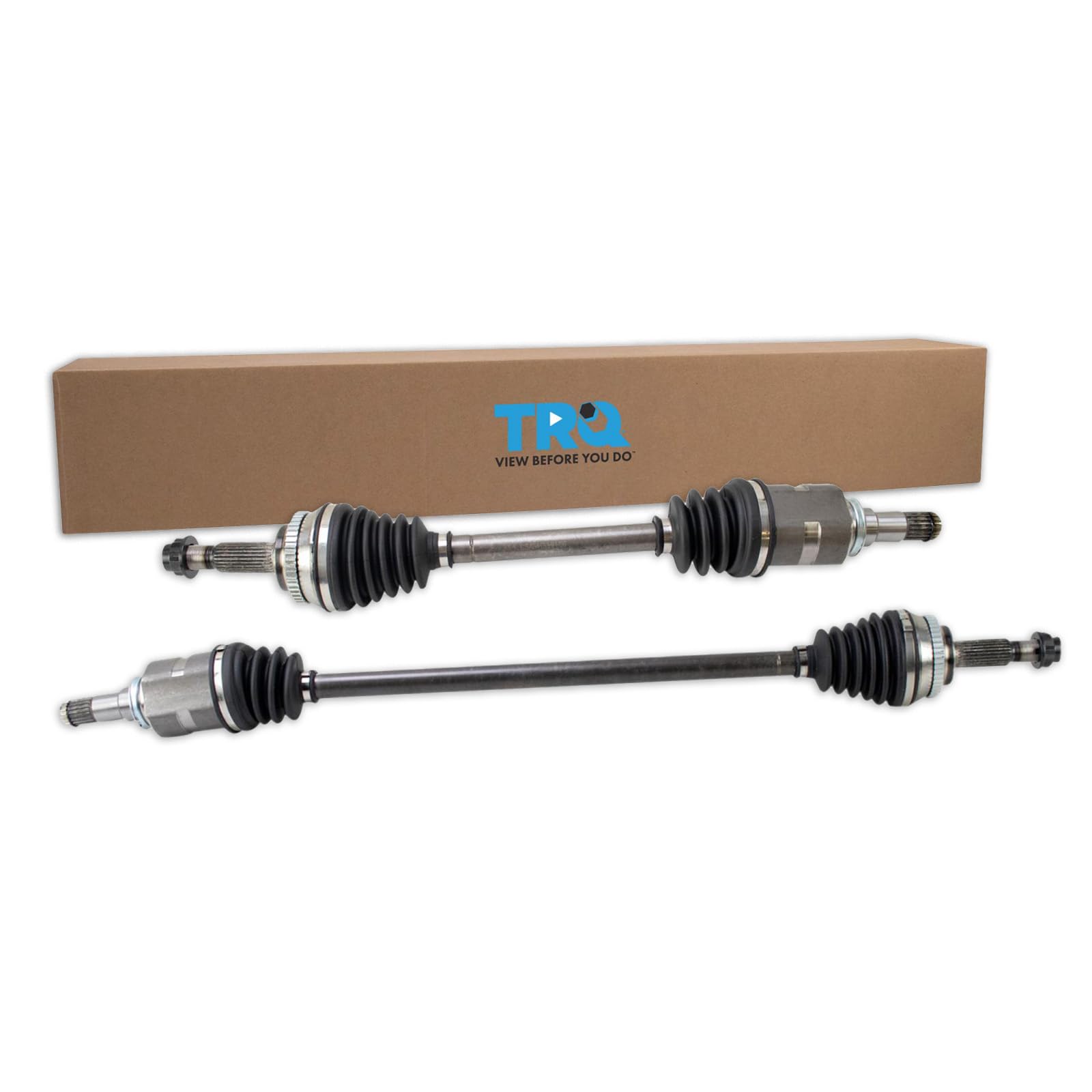 Trq Front Cv Axle Shaft Assembly Set Compatible With 2009-2010 Pontiac Vibe 2009-2018 Toyota Corolla 2009-2013 Matrix