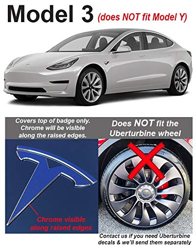 Custom Cut Graphics Logo Decal Wrap For Tesla Model 3 (Gloss Green)