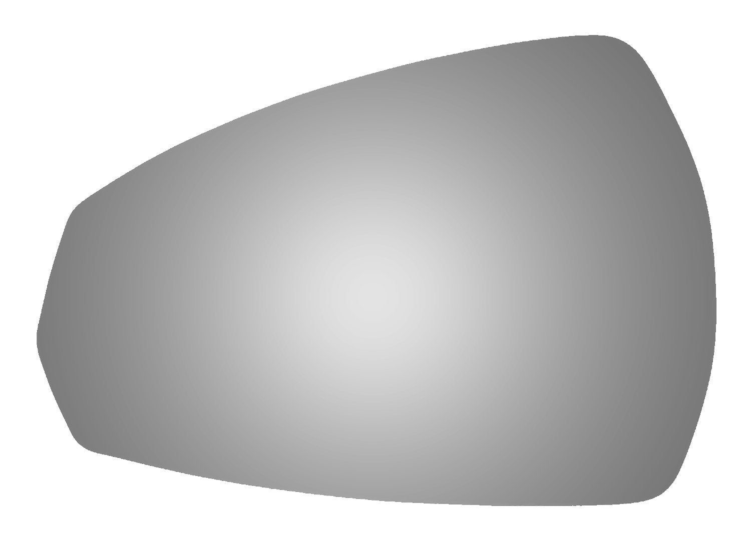 Burco 4551 Driver Side Power Replacement Mirror Glass For 2015-2016 Audi A3