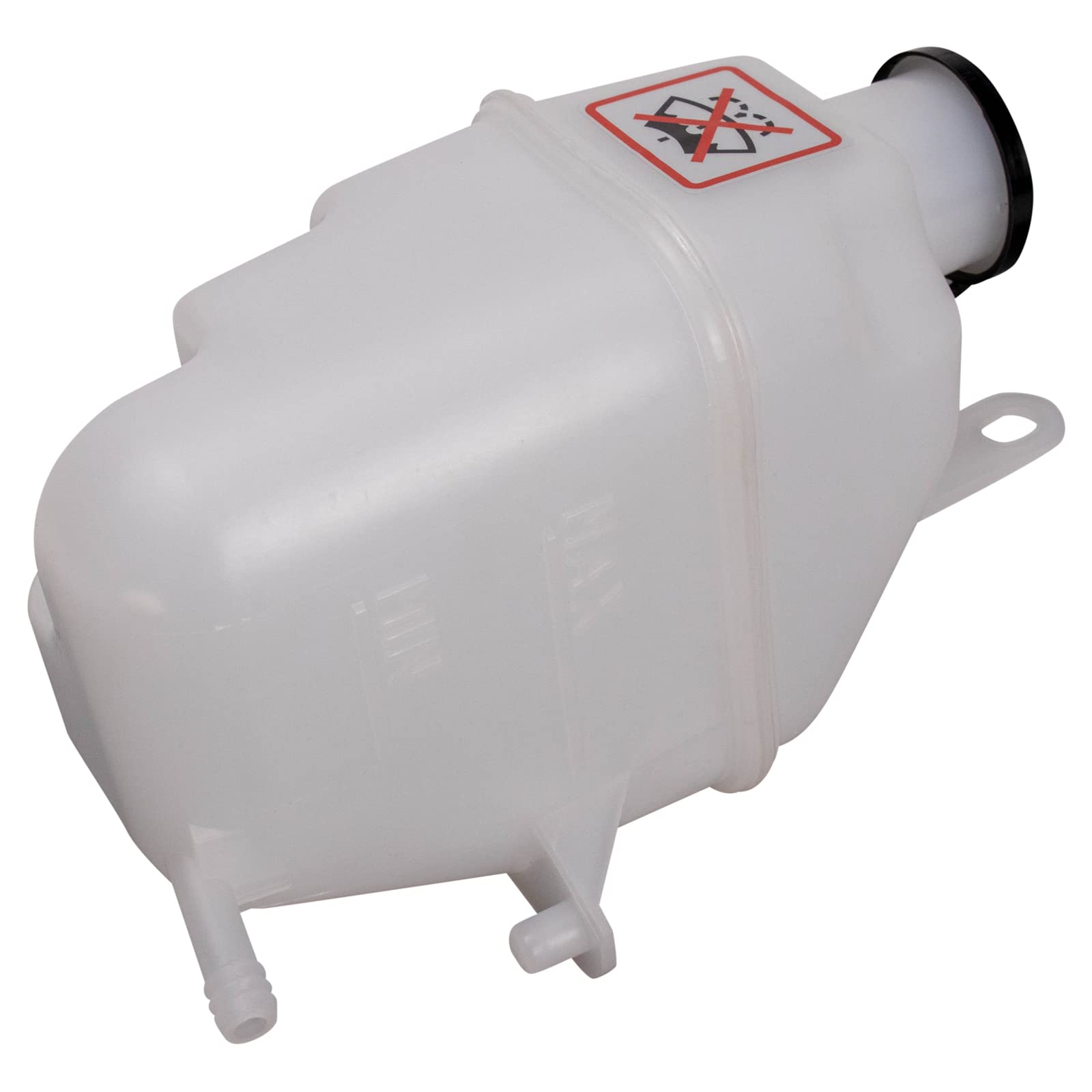 Trq Front Radiator Coolant Reservoir Expansion Tank Overflow Bottle White Compatible With 2002-2008 Mini Cooper