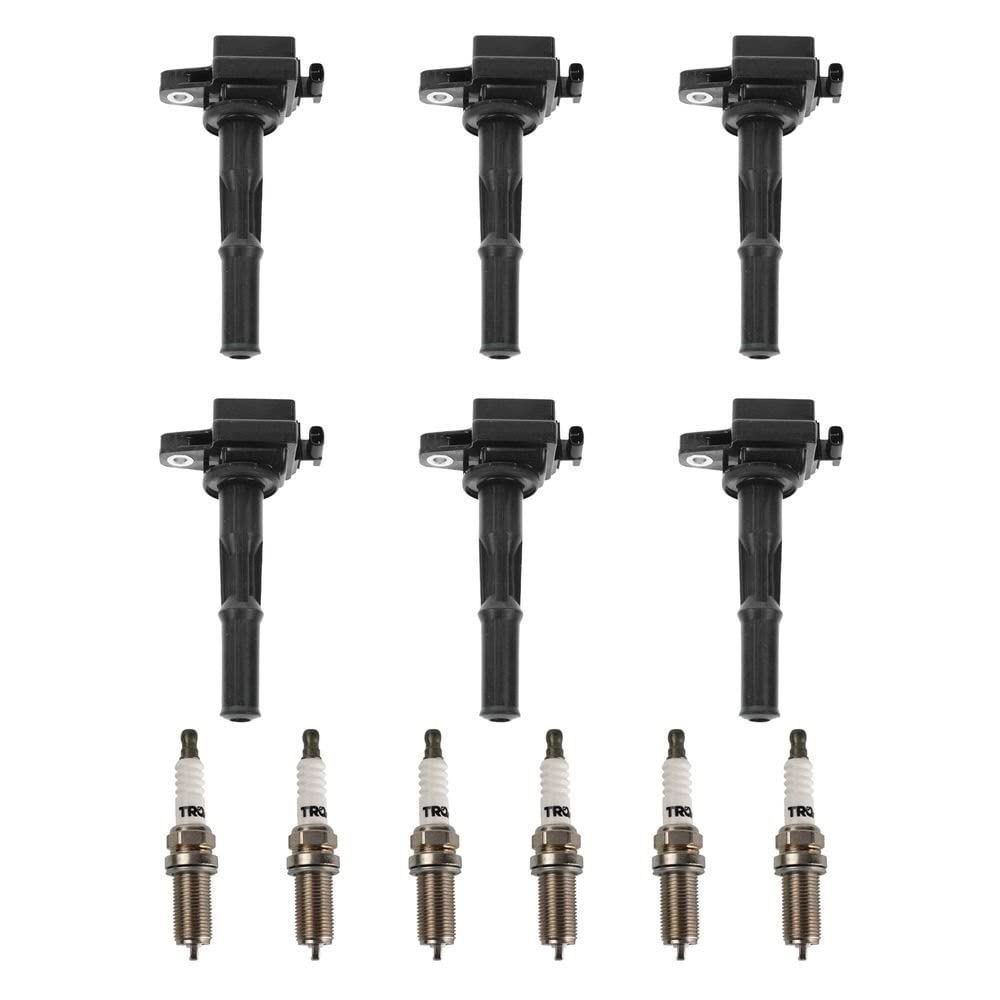 Trq Ignition Kit Ignition Coil Spark Plugs Compatible With 1994-1995 Lexus Es300 1995 Toyota Avalon Camry