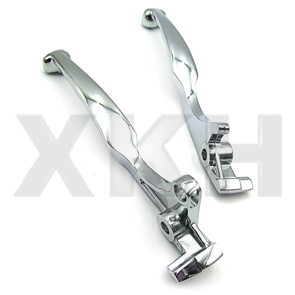 Smt-Chromed Brake Clutch Skull Hand Levers Compatible With Kawasaki Vulcan 1500 1600 2003-2008 [B00Rue9Nu2]