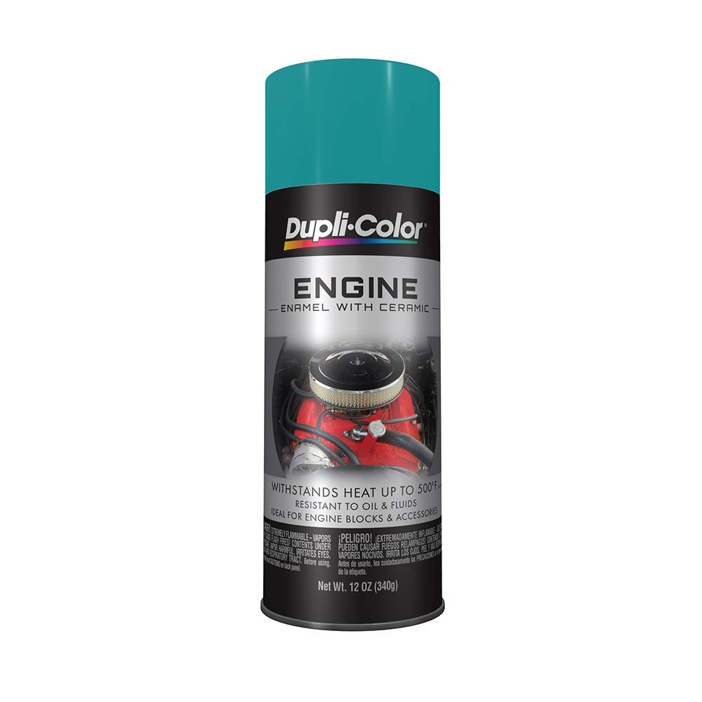 Dupli-Color De1617 Engine Enamel Spray Paint With Ceramic - Ford Green - 12 Oz Aerosol Can